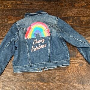 H&M- Appliquéd denim jacket